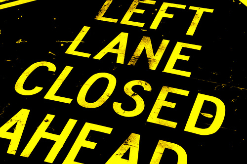 Streets - Lane Closed