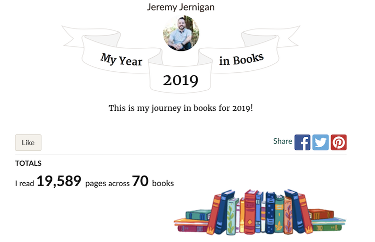 My 70 Books of 2019